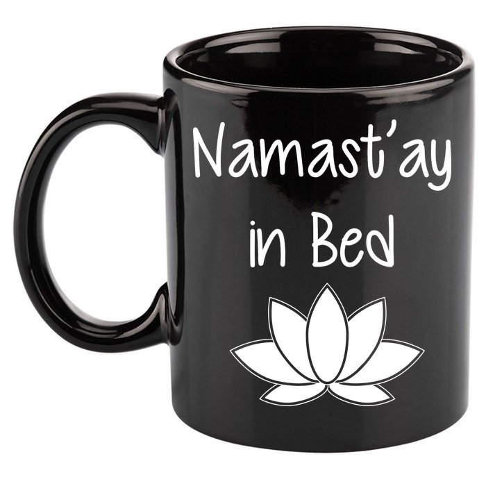 Namastay In Bed 11oz C Handle Ceramic Mug