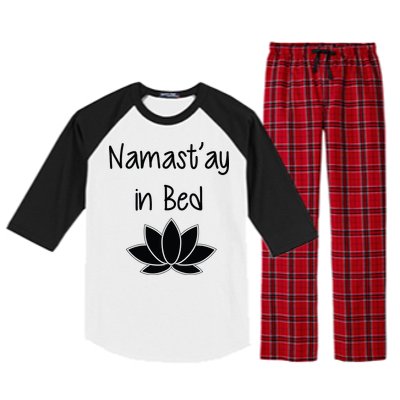 Namastay In Bed Raglan Sleeve Pajama Set