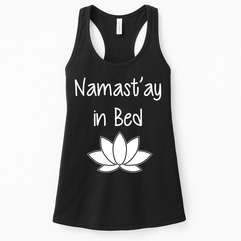 Namastay In Bed Womens Tank Top