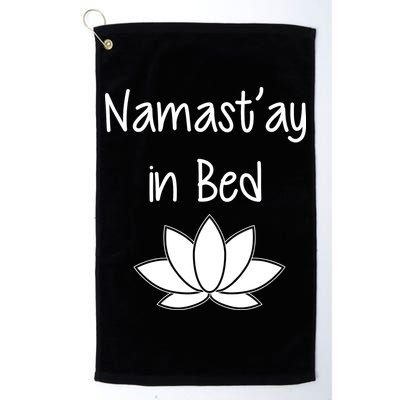Namastay In Bed Golf Towel