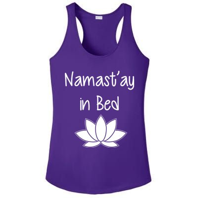 Namastay In Bed Ladies PosiCharge Competitor Racerback Tank