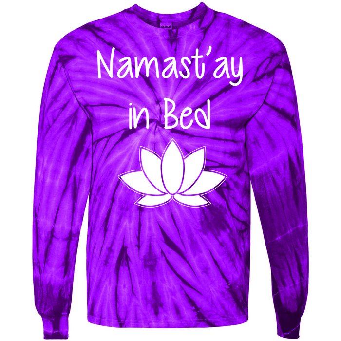 Namastay In Bed Tie-Dye Long Sleeve Shirt