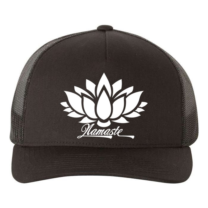 Namaste Lotus Yupoong Adult 5-Panel Trucker Hat