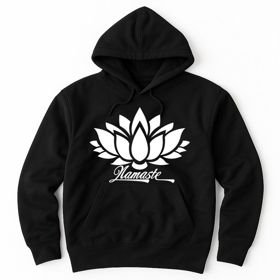 Namaste Lotus Hoodie