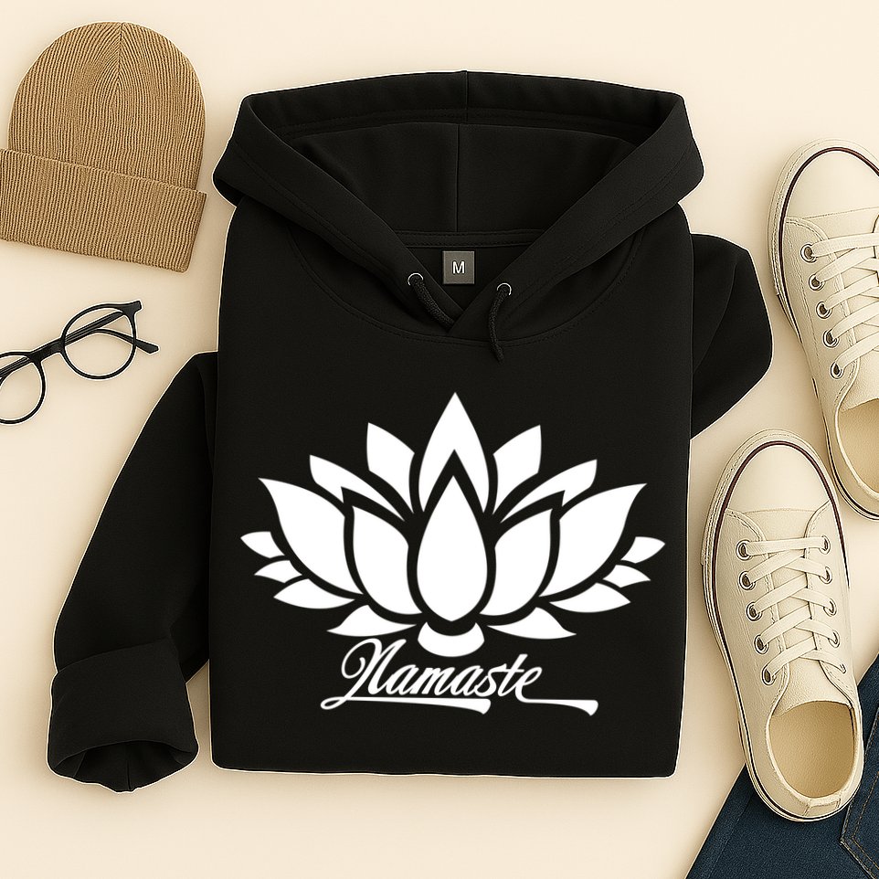 Namaste Lotus Hoodie