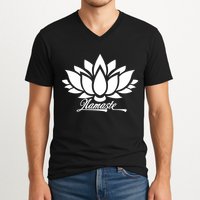 Namaste Lotus V-Neck T-Shirt