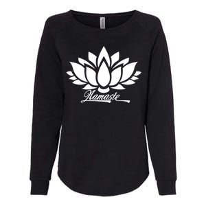 Namaste Lotus Womens California Wash Sweatshirt