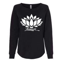 Namaste Lotus Womens California Wash Sweatshirt