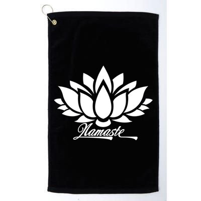 Namaste Lotus Golf Towel