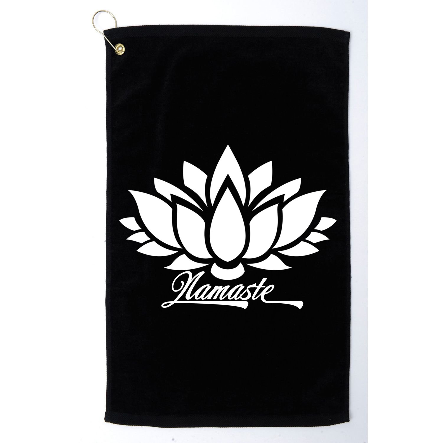 Namaste Lotus Golf Towel