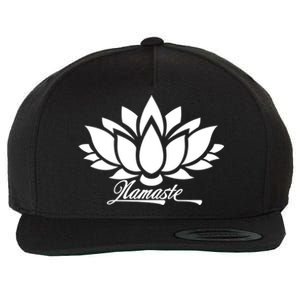 Namaste Lotus Wool Snapback Cap