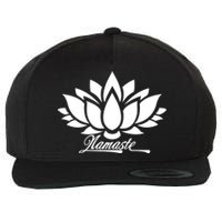 Namaste Lotus Wool Snapback Cap