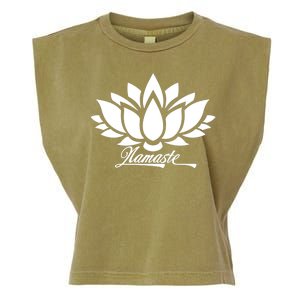 Namaste Lotus Garment-Dyed Women's Muscle Tee