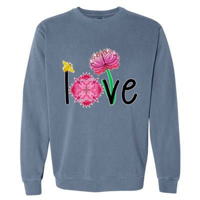 Namaste Love Bee Garment-Dyed Sweatshirt