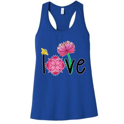 Namaste Love Bee Women's Racerback Tank