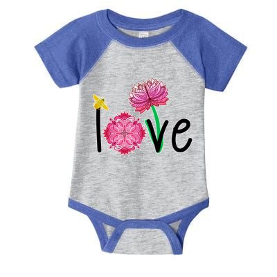 Namaste Love Bee Infant Baby Jersey Bodysuit