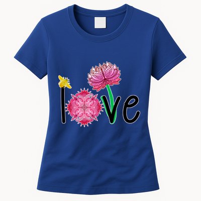 Namaste Love Bee Womens T-Shirt
