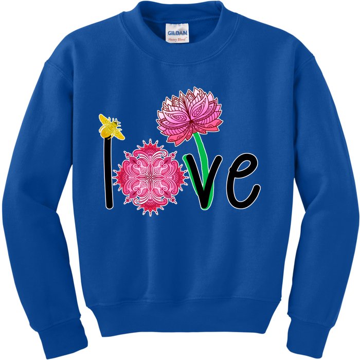 Namaste Love Bee Kids Sweatshirt