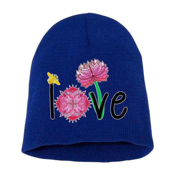 Namaste Love Bee Short Acrylic Beanie