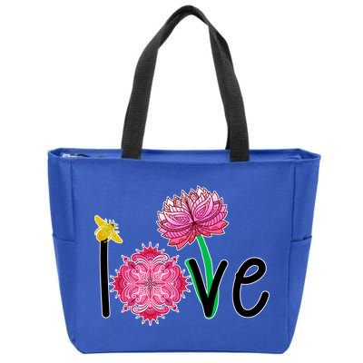 Namaste Love Bee Zip Tote Bag