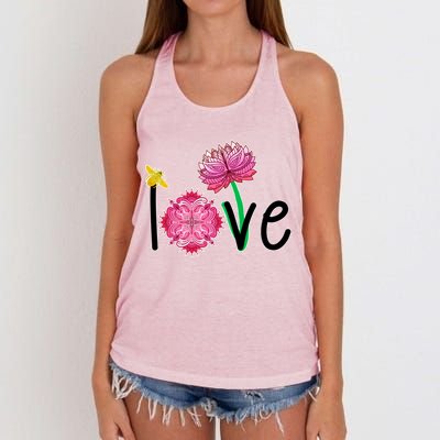 Namaste Love Bee Women's Knotted Racerback Tank