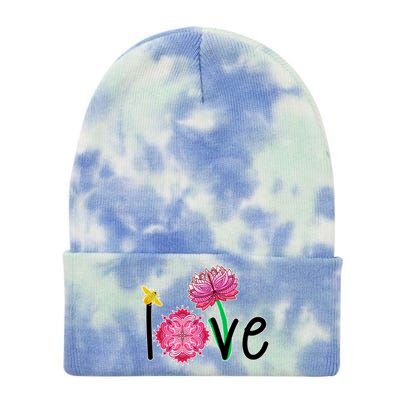 Namaste Love Bee Tie Dye 12in Knit Beanie