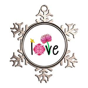 Namaste Love Bee Metallic Star Ornament