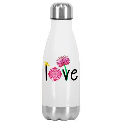 Namaste Love Bee Stainless Steel Insulated Water Bottle