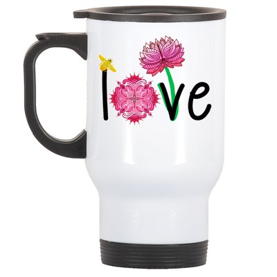 Namaste Love Bee Stainless Steel Travel Mug