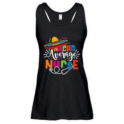 Nacho Average Nurse Cinco De Mayo Fiesta Mexican Nurse Life Ladies Essential Flowy Tank