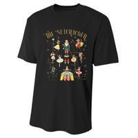 Nuts About Nutcracker Merry Christmas Xmas Pajamas Performance Sprint T-Shirt