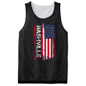 Nashville And Mesh Reversible Basketball Jersey Tank