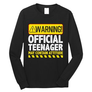 Nager Art N 13 Year Old Bday Long Sleeve Shirt