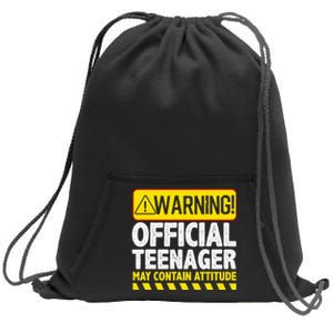 Nager Art N 13 Year Old Bday Sweatshirt Cinch Pack Bag