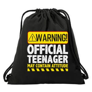 Nager Art N 13 Year Old Bday Drawstring Bag