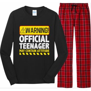 Nager Art N 13 Year Old Bday Long Sleeve Pajama Set