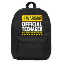 Nager Art N 13 Year Old Bday 16 in Basic Backpack