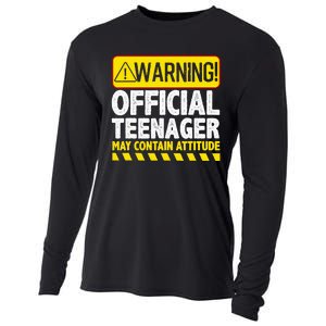 Nager Art N 13 Year Old Bday Cooling Performance Long Sleeve Crew