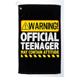 Nager Art N 13 Year Old Bday Platinum Collection Golf Towel