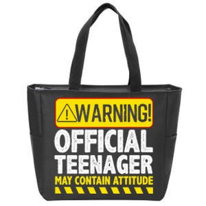 Nager Art N 13 Year Old Bday Zip Tote Bag