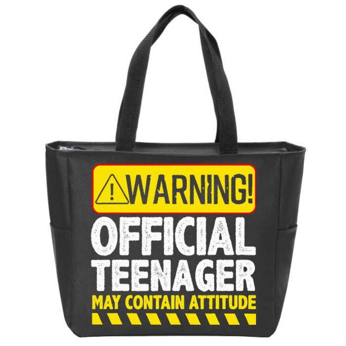 Nager Art N 13 Year Old Bday Zip Tote Bag