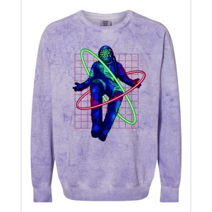 Neon Astronaut Colorblast Crewneck Sweatshirt