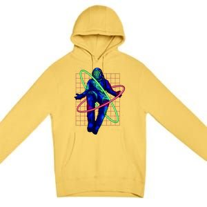 Neon Astronaut Premium Pullover Hoodie