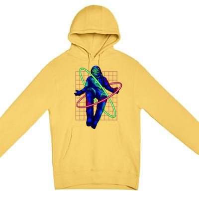 Neon Astronaut Premium Pullover Hoodie