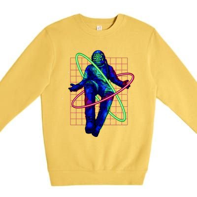 Neon Astronaut Premium Crewneck Sweatshirt