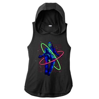 Neon Astronaut Ladies PosiCharge Tri-Blend Wicking Draft Hoodie Tank