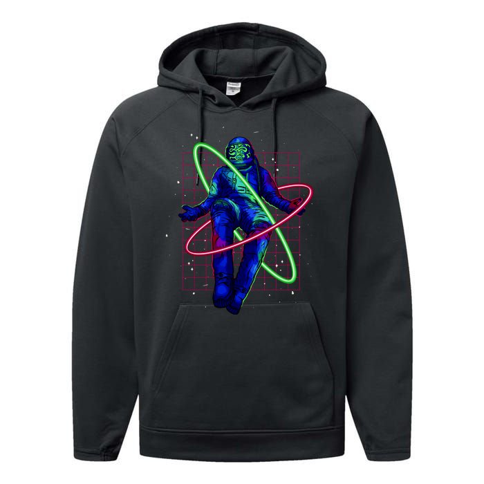 Neon Astronaut Performance Fleece Hoodie