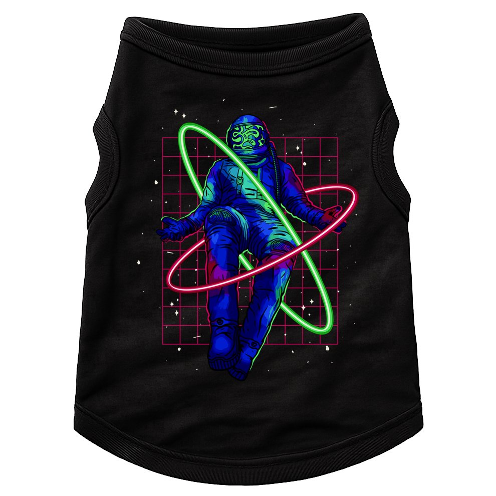 Neon Astronaut Doggie Tank