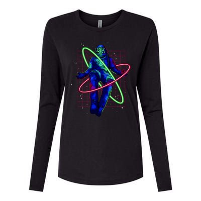 Neon Astronaut Womens Cotton Relaxed Long Sleeve T-Shirt