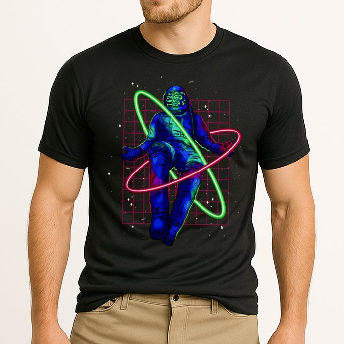 Neon Astronaut Cooling Performance Crew T-Shirt